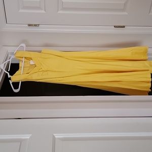 Yellow xl retro style dress